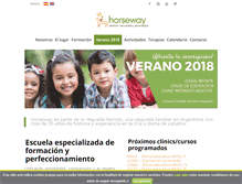 Tablet Screenshot of horseway.es